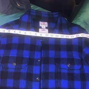 Vintage Woolrich Blue and Black Flannel